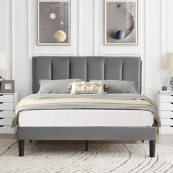 【Classic Design 】 Classic design style upholstered bed with button tufting. Make your bedroom look more classic and...