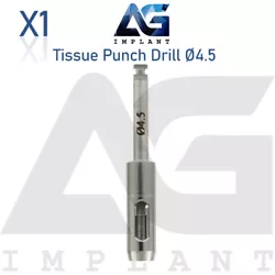 Dental Implant Sets. Tissue Punch Drill can remove amount of the soft tissue from the crest of the ridge prior to...