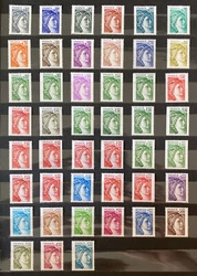 France Lot timbres Marianne Sabine série complète Neuve !Service de livraison : Lettre