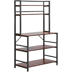 The adjustable shelf, feet, and hooks are specially designed for ease of use and convenience. Why Choose VEVOR?. 5-Tier...
