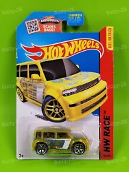 Up for sale is this Hot Wheels HW RACE 15 ~ SCION XB (Clear Yellow) (144/250) CFK89.