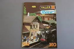 FALLER ROCO Train catalogue Ho 1982. 84 pages Taille : 29,7 x 20,7 cm - F. par Colissimo 24H/48H.