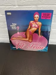 Lil’ Kim « How many licks » 33T vinyle. Pochette VG++Vinyle VG+