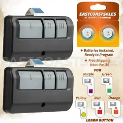 2 For LiftMaster Craftsman Garage Door Opener Remote 893LM 953EV-P2 Learn. 3-buttons for 893LM 953EV-P2. for Security+...