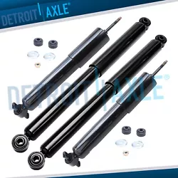 4pc Front Rear Shocks Absorbers Kit. GMC SIERRA 1500 1999 - 2006 RWD; Without Electronic Suspension. CHEVROLET...