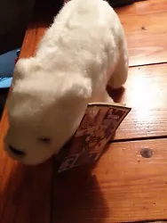 Vintage K&M International White Standing Polar Bear 1998 Plush W/Tag. [MB1] Your getting exactly what is in the...