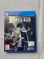 Judgment (Sony PlayStation 4, 2019). Sera envoyé en colis sécurisé avec papier bulle