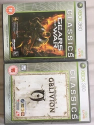 xbox 360 classics duo - elder scrolls IV and Gears of War. Condition is Like New. Dispatched with Royal Mail 2nd Class...