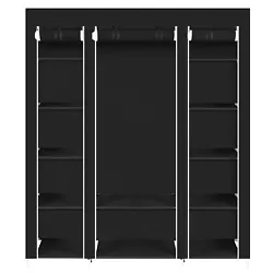SPACE SAVING ORGANIZER:Great Size of 58”x 17” x 68 7/8”(147x44x174cm), Which Makes it Suitable for Organizing...