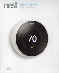 Model: T3017US. The Nest Leaf feature alerts you when you choose a temperature thats energy efficient. Google / Nest...