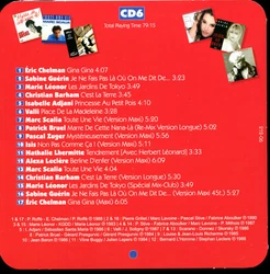 CD COMPILATION. VERSIONS SINGLES RARES ♦VERSIONS MAXI RARES. VOL.2 CD 6. 7 Marc Scalia - Toute Une Vie (Version Maxi)...