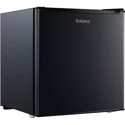 Galanz 1.7 Cu ft One Door Mini Fridge GL17BK, Black 1.7 cu ft. capacity. Reversible door. Color: black. Half-width...