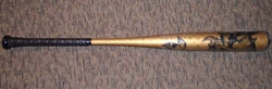 This bat has the wrap around the barrel and has never been used.
