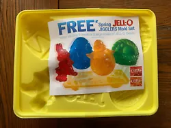 NEW/Never used JELL-O JIGGLERS Spring Easter Molds, comes with instruction sheet. You get 2 molds. Overall mold tray...