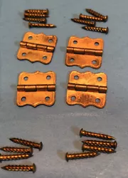 Came from the estate of a Tynietoy employee decades ago, 4 Hinges which appear to be brass or copper with original...