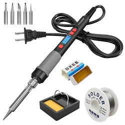 Information The digital soldering iron kit equips full of tools and latest ceramic heating technology to help you...