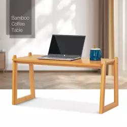 Liven up your living room look with a concise bamboo coffee table full of natural elements. Our environment-friendly...