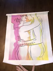 Replica print of Andy Warhol Love 312 43of 100.  This piece was part of an art collection I purchased from a reputable...