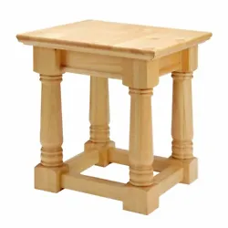 Solid Pine construction with a country pine stain finish. End Table. It is finished with a Country Pine stain. H x 21...