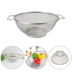 Elegant shape and designed specially for kitchen. Material: Stainless Steel. Used to hold fruit, vegetables, etc., to...