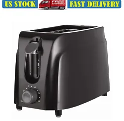 The black/white Brentwood Cool Touch 2-Slice Toaster can toast bread, pastries, waffles and more. Choose between 6...