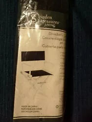 Garden Treasures Directors Chair replacement Cover - Black Twill #0313909 / NEW!.
