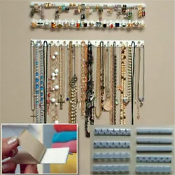 A wonderful tool to hang your jewelry like necklace, bracelet, rings and etc. 9-in-1 adhesive design can hang many...