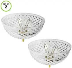 EVELOTS SET OF 2 CEILING CLIP-ON LAMP SHADES. Instantly transform a boring bare bulb into an elegant light fixture. You...