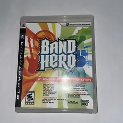 Band Hero (Sony PlayStation 3, 2009) PS3 Rock Band/ Guitar Hero Type Game. Disc is in excellent shape