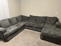 Very soft and comfortable sectional sofa from Ashley’s furniture store .