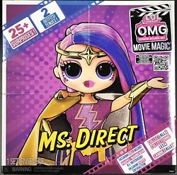 Add some magic to your collection with the LOL Surprise OMG Movie Magic Ms. Direct Fashion Doll! This multiracial girl...