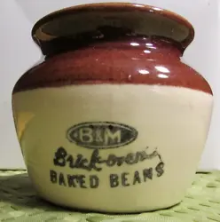 This is a small B&M bean pot. It is used but in good condition but there are a couple of scuffs in the paint.