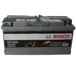 Batterie Bosch Start & Stop S5A15 105Ah 950A BOSCH. Largeur: 175.