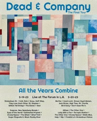 It pairs an original work of art by Marianne Vecsey with the setlist from both nights.