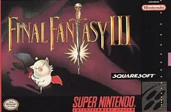 Final Fantasy III 3 (Super Nintendo SNES, 1994) SNES Authentic Tested Game Only