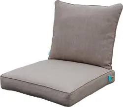 Design in right thickness - comfortable,well constructed, the cushion is covered with a non-slip mat keep outdoor...