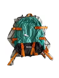 This is a brand new, authentic Supreme El Martillo backpack in teal color, still with its original tags attached. The...