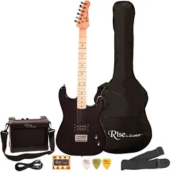 Rise to the occasion with a Rise by Sawtooth electric guitar in your hands! Right Handed Electric Guitar. 1-5/8