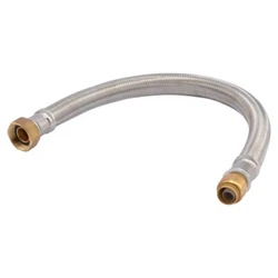 Simply apply pipe thread to the MIP nipples on the water heater and then thread the female connection on the connector...