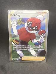 Pokémon Full Art Trainer Ball Guy 065/072 Shining Fates. Condition is Ungraded. Shipped with eBay Standard Envelope...