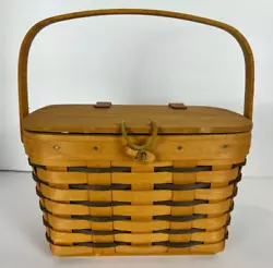 Longaberger 1996 Medium Purse  / Small Picnic Basket - Excellent Condition