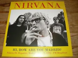 LIVE JULY 03, 1992. DOUBLE LP 33T. HI, HOW ARE YOU MADRID ?.