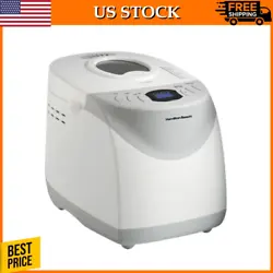 The machine is great for prepping dough for pizza, dinner rolls, cinnamon buns and more. The breadmaker has nonslip...
