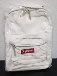 You are purchasing one Supreme White Canvas Backpack FW20 Sealed. Item is brand new and never used.  Ships within 48...