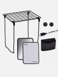 LockerMate 7-Piece Locker Organizer Kit, Includes Locker Shelf, Mirror,.
