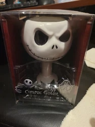 Disney The Nightmare Before Christmas 6 inch Jack Skellington Ceramic Goblet Cup.