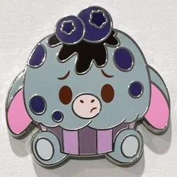 Eeyore Blueberry Cupcake Muffin Munchlings Pooh Disney Pin S01 This pin features Eeyore as a Blueberry Cupcake. This...