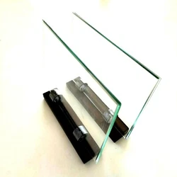 PAIRE de Porte photo art déco avec socle en macassar et verres biseautés. les verres peuvent être verticaux ou...