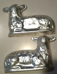 Vintage Aluminum Lamb Sheep Cake Mold Pan Easter 3D Cakes. Good condition.