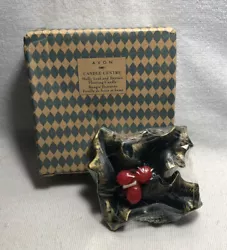 Vintage 1999 Avon 4” Candle Centre Holly Leaf and Berries Floating Candle. Item condition is New Open Box, styrofoam...